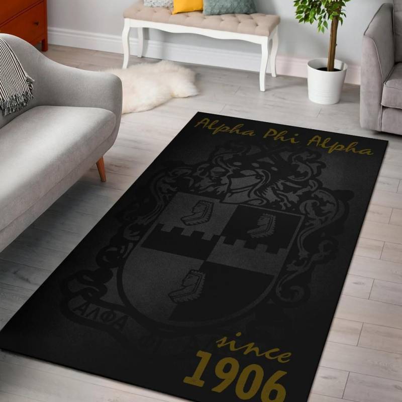 Alpha Phi Alpha Founding Year Area Rugs