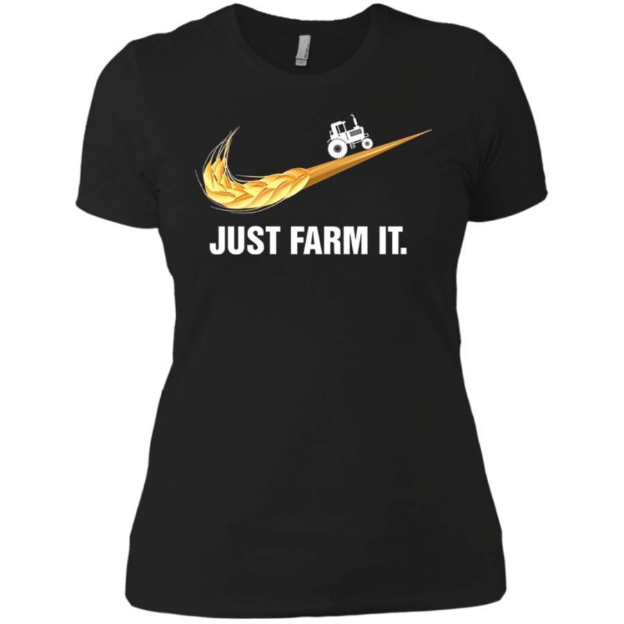 Just Farm It T-Shirt Ladies’ Boyfriend shirt