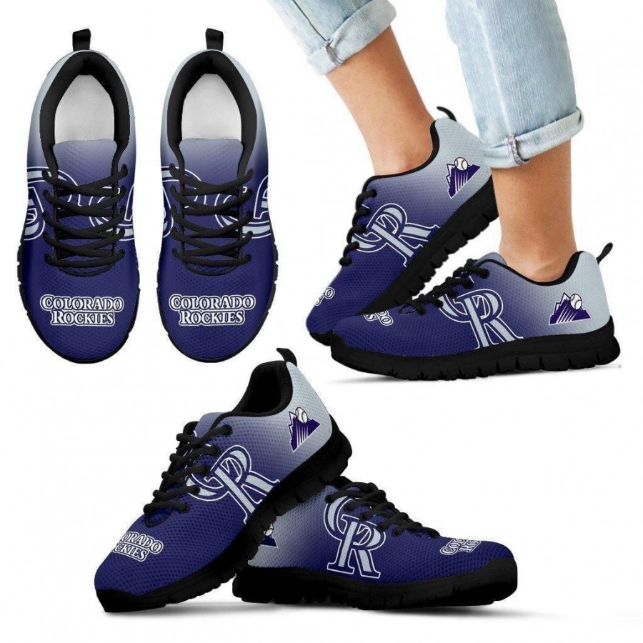 Colorful Unofficial Colorado Rockies Sneakers #997