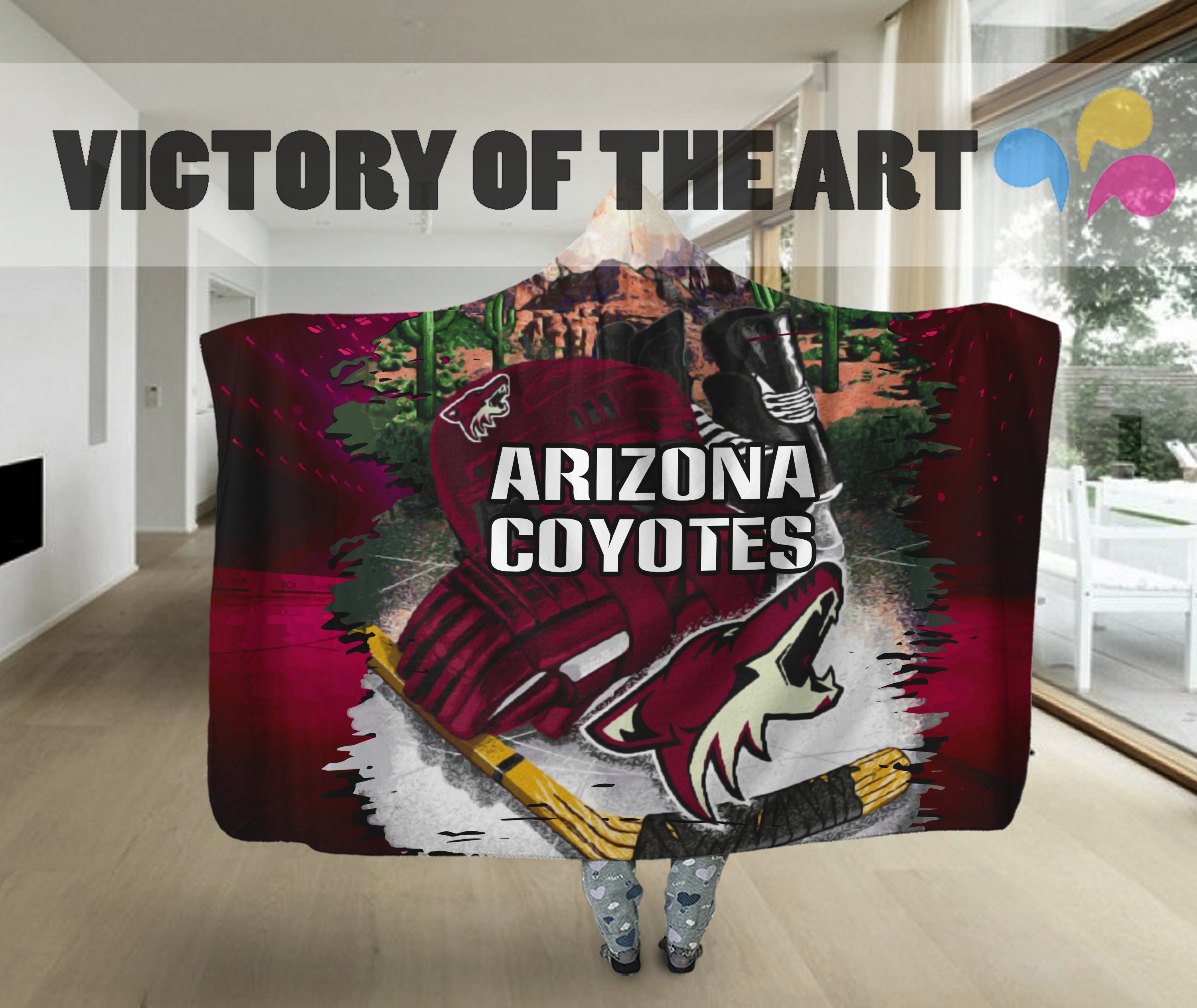 Special Edition Arizona Coyotes Home Field Advantage Hooded Blanket