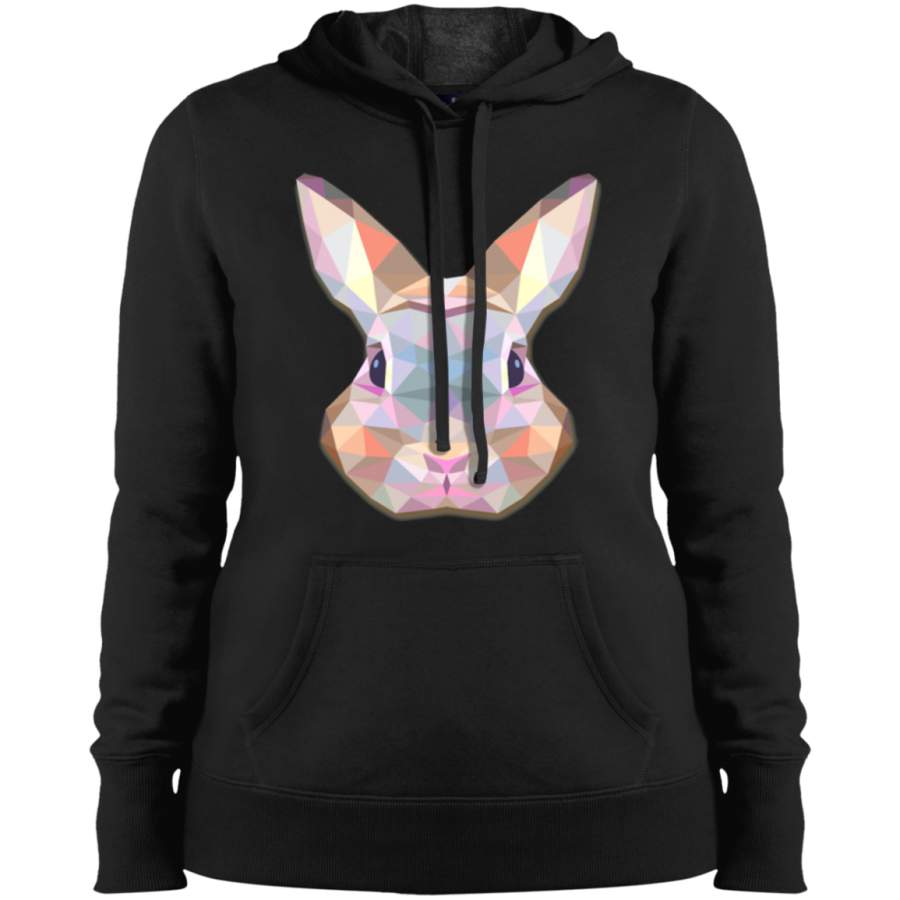 Rabbit Hare Animals Gift Ladies’ Pullover Hooded Sweatshirt