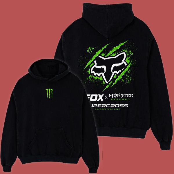 Monster Energy Big Logo Hoodie Bold & Stylish Wear for Men & Women