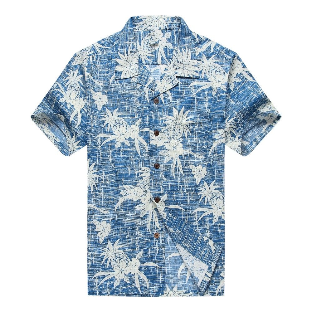 Pineapple Blue Nice Design Hawaii Shirt Ha53316