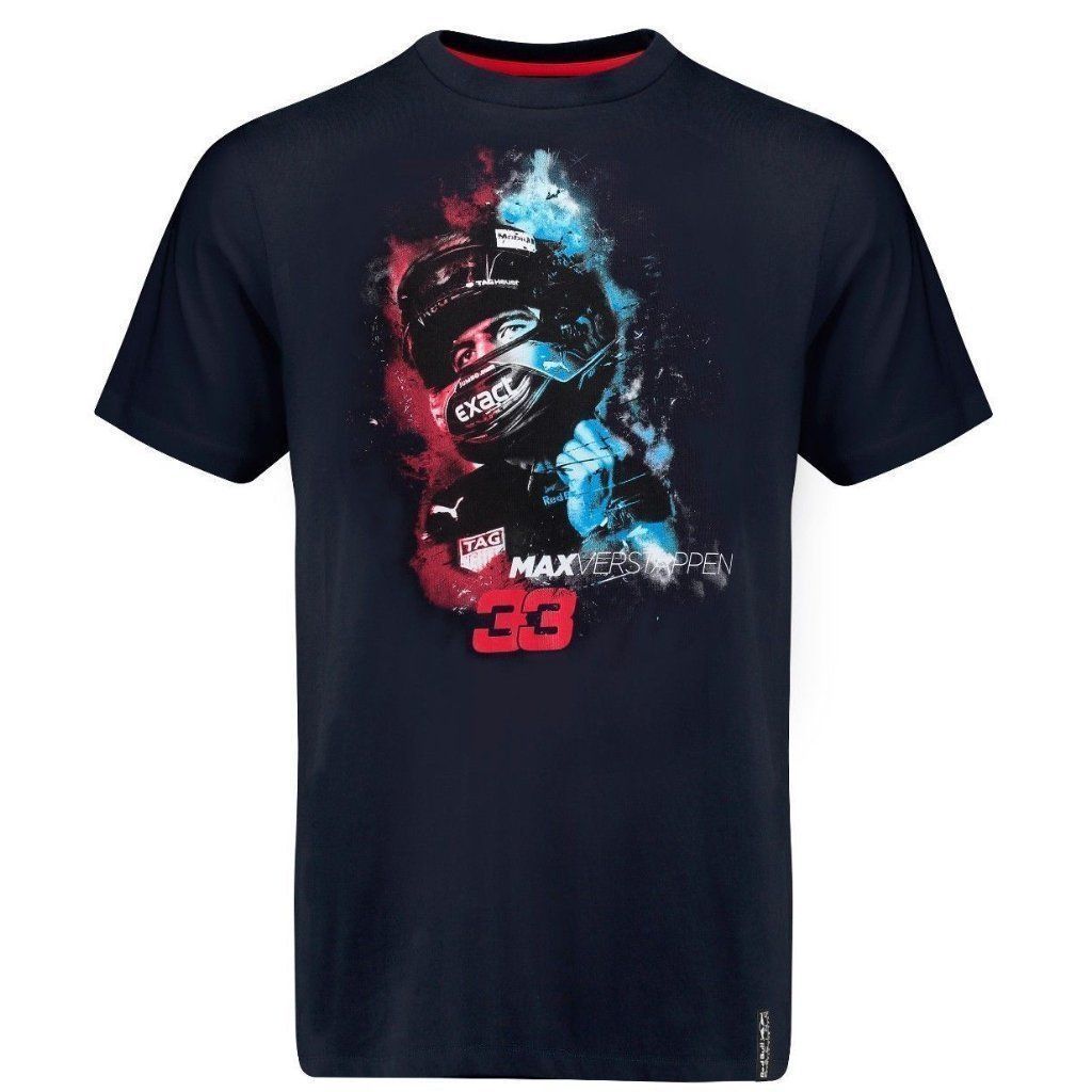 Red Bull Racing Aston Martin Blue Max Verstappen Vapor Shirt