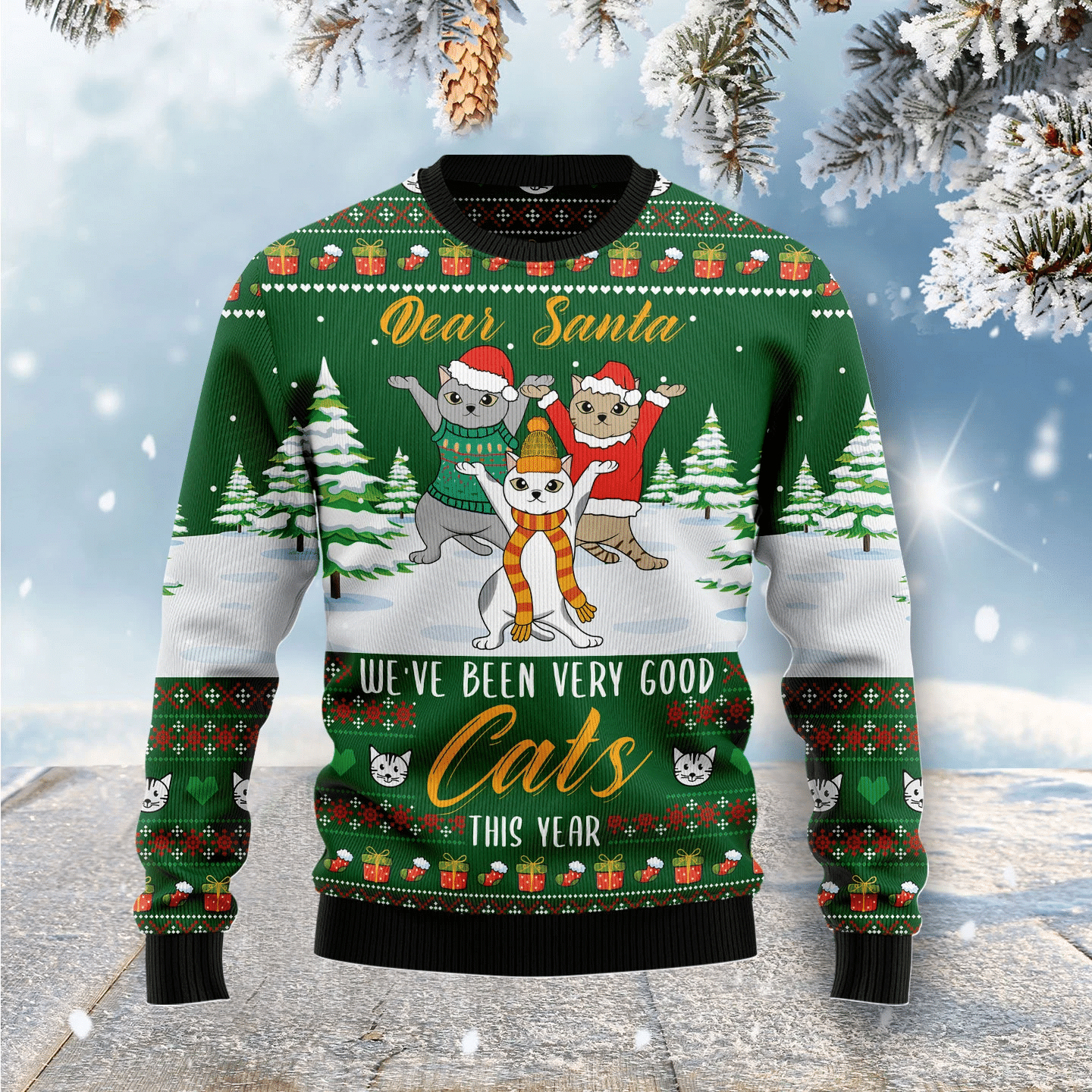 We’Re Been Very Good Cats This Year Ugly Christmas Sweater