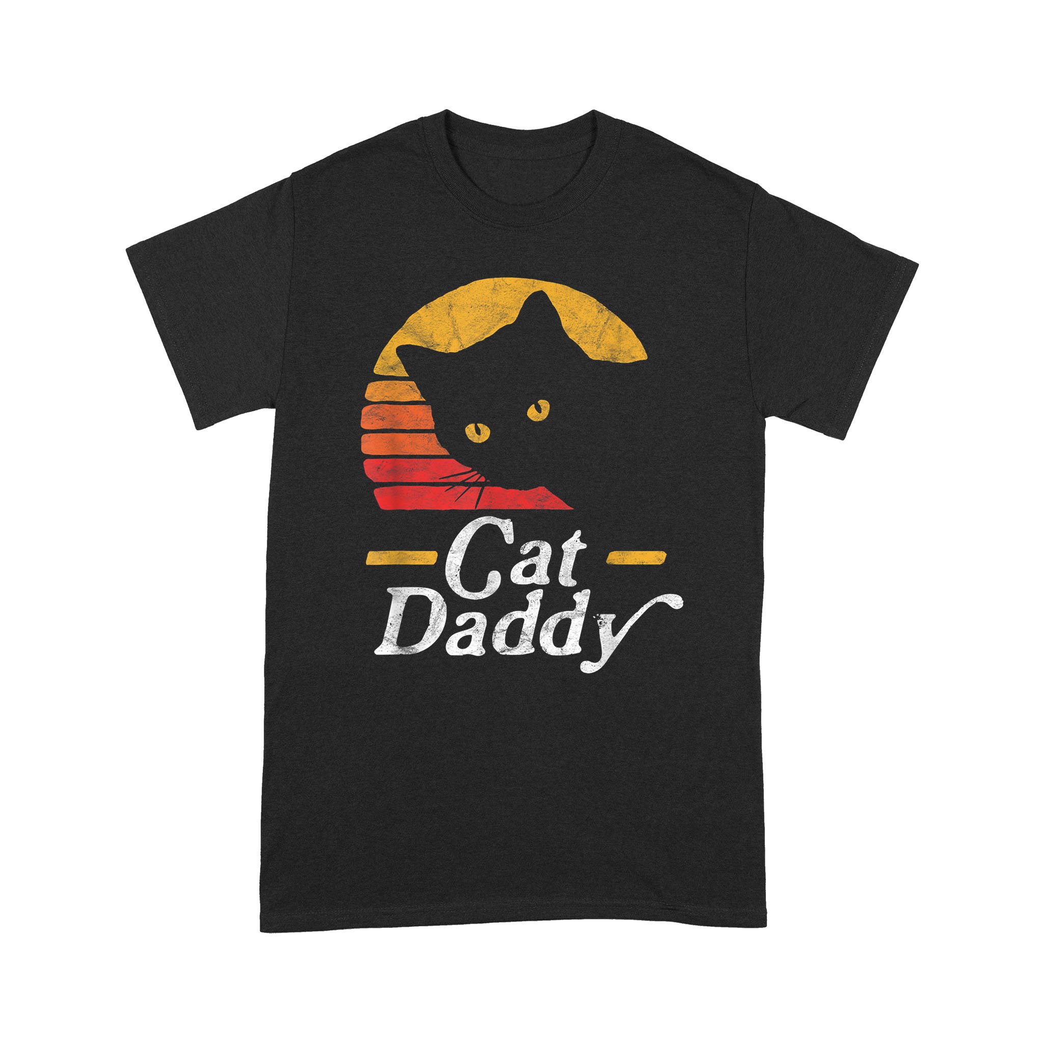 Cat Daddy Vintage Eighties Style Cat Retro Gift – Standard T-shirt