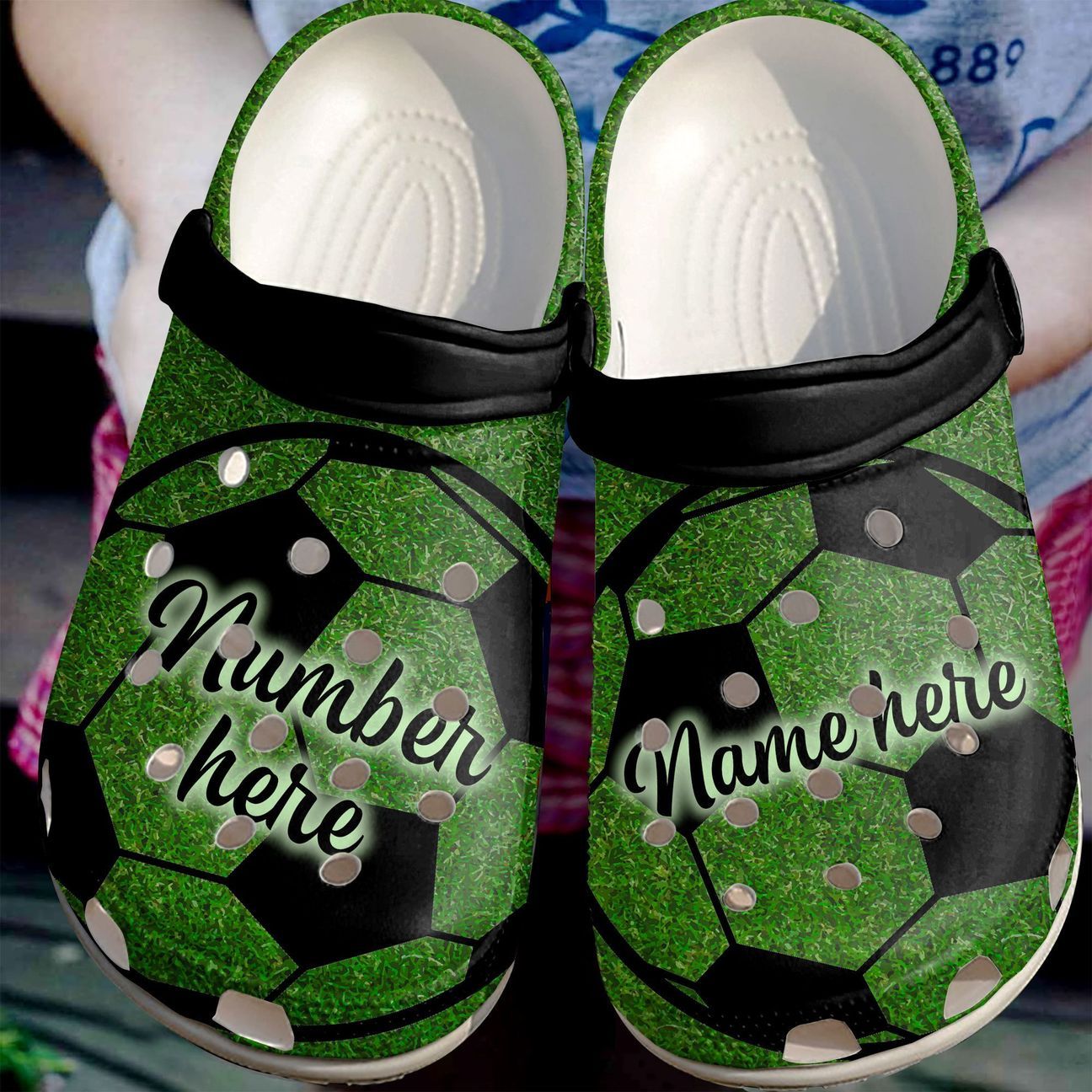 Soccer Personalize Clog, Custom Name, Text, Fashion Style For Women, Men, Kid, Print 3D Personalized All Eyes On Me