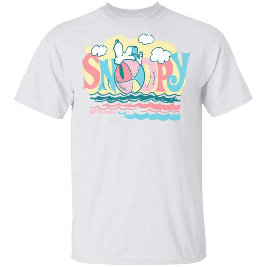 Peanuts Snoopy Relaxing Beach Ball T-Shirt