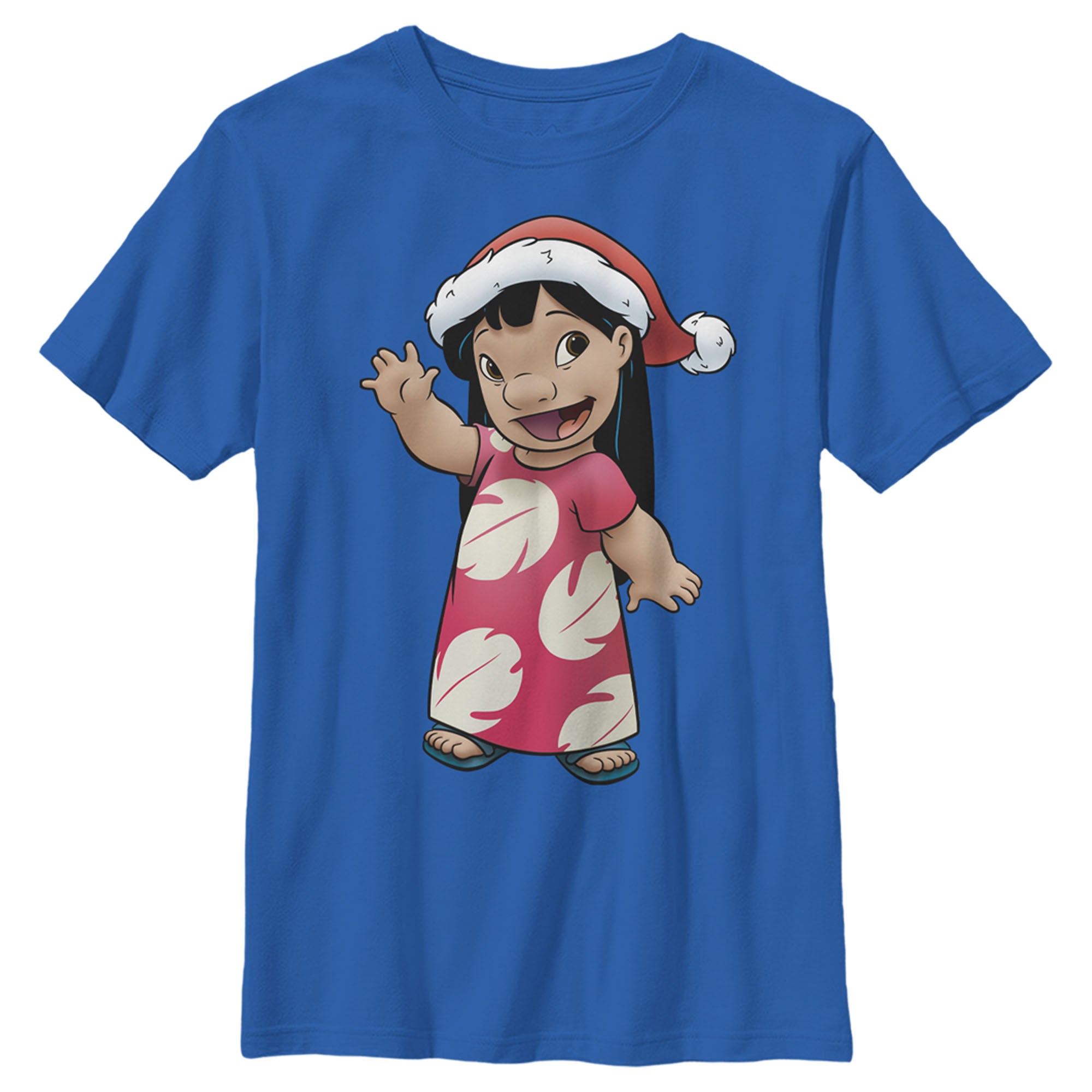 Boy’S Lilo & Stitch Santa Hat Aloha T-Shirt