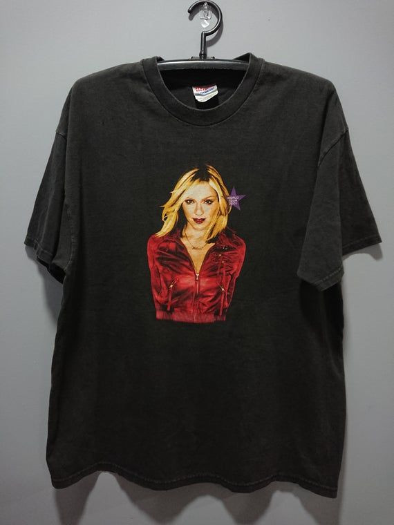 Vintage 2001 Rare Madonna Drowned World Tour Shirt Queen Of Pop Have Stain Hvae Hole Have Fade Shirt