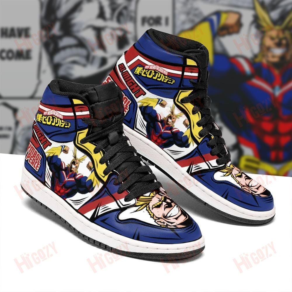 All Might Sneakers Custom Anime My Hero Academia Shoes