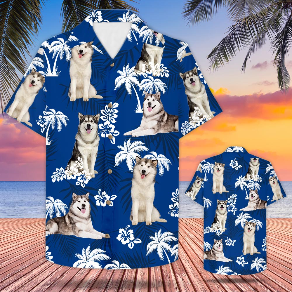 Alaskan Malamute Hawaii Shirt For Dog Lovers Ha101806