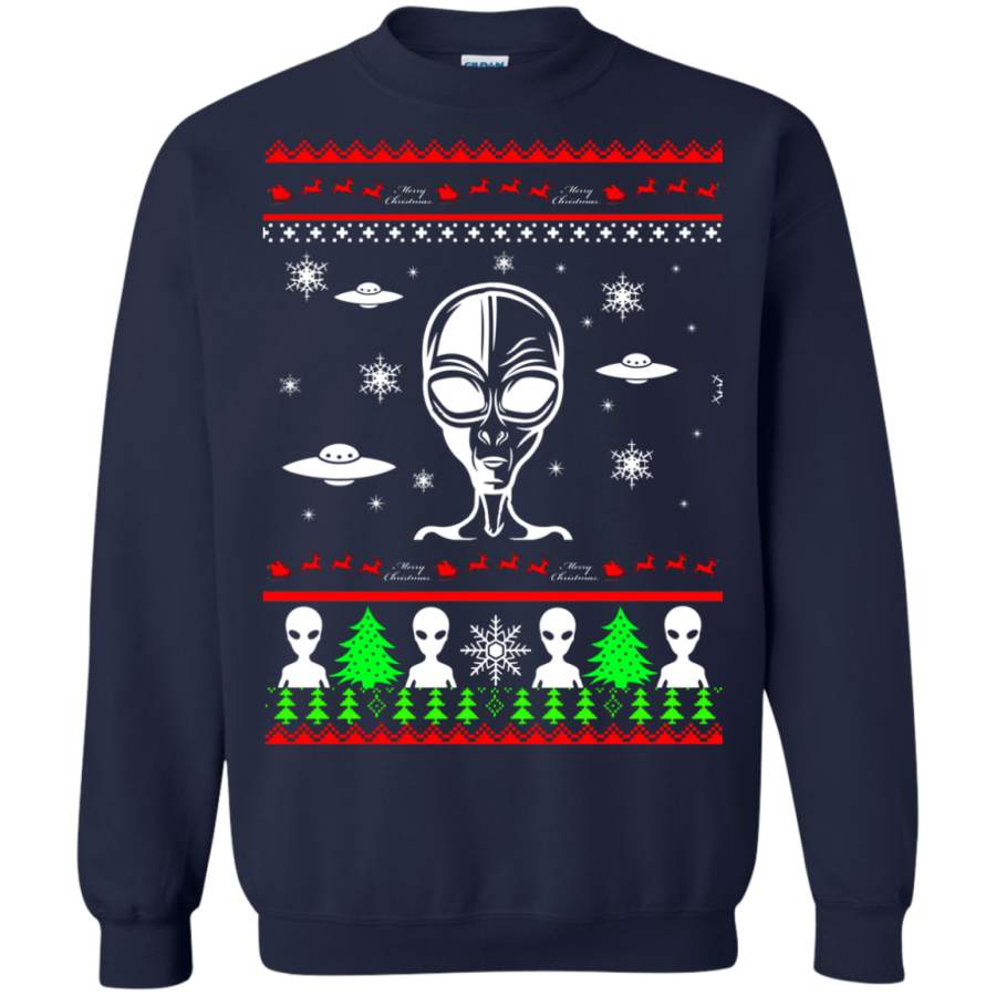 Alien Ugly Christmas Sweater, Funny Alien Christmas Sweater, Shirt