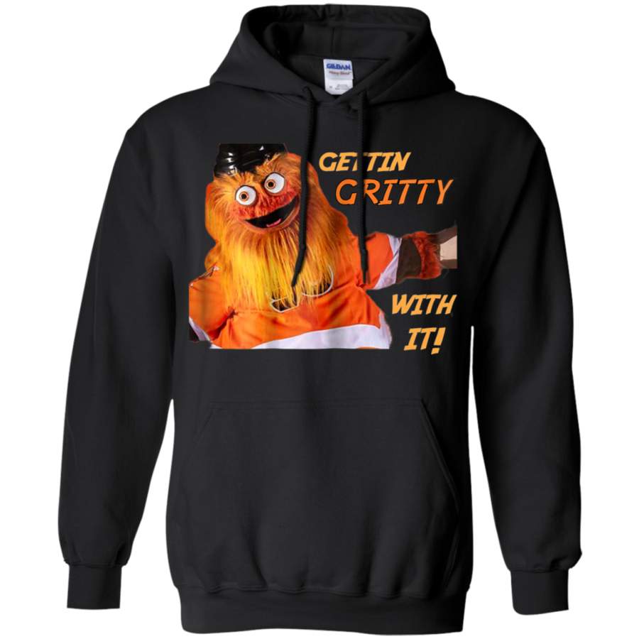 AGR Gettin Gritty With It Flyers Mascot Philly Hoodie