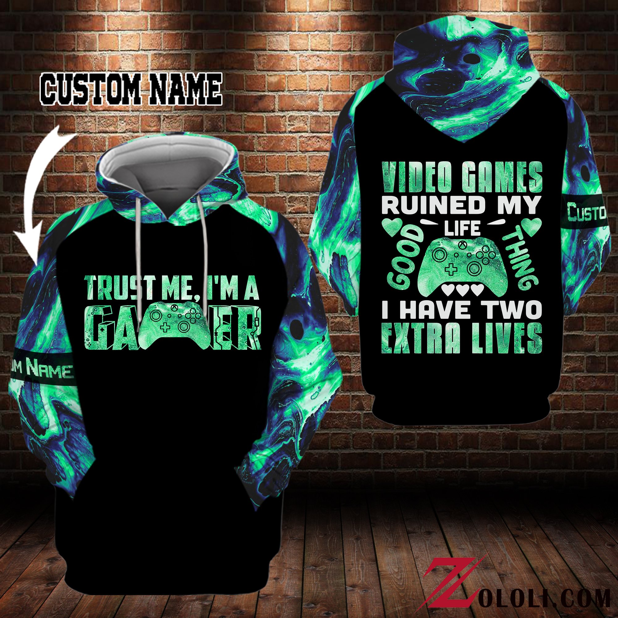 Video games ruined my life good thing i have two extra life Hoodie 3D custom LKT