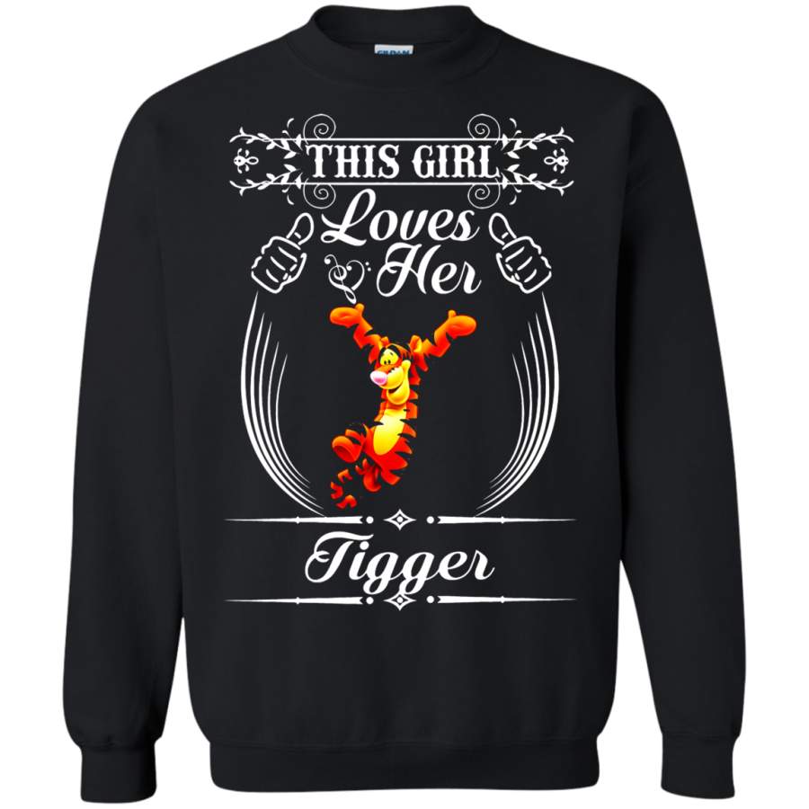 AGR This Girl Love Her Tigger Sweatshirt