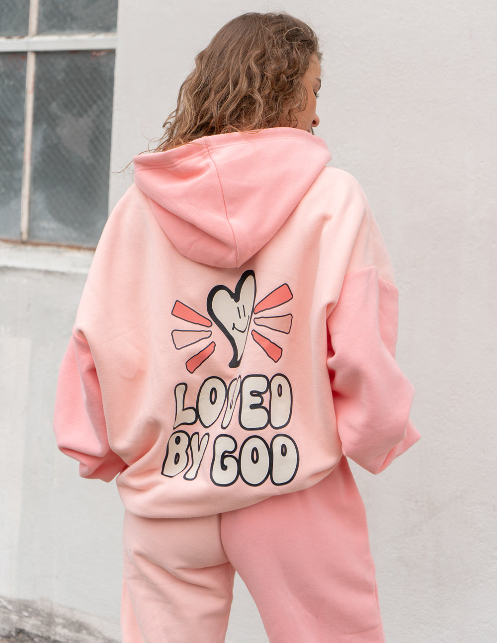 Loved By God Pink Unisex Hoodie