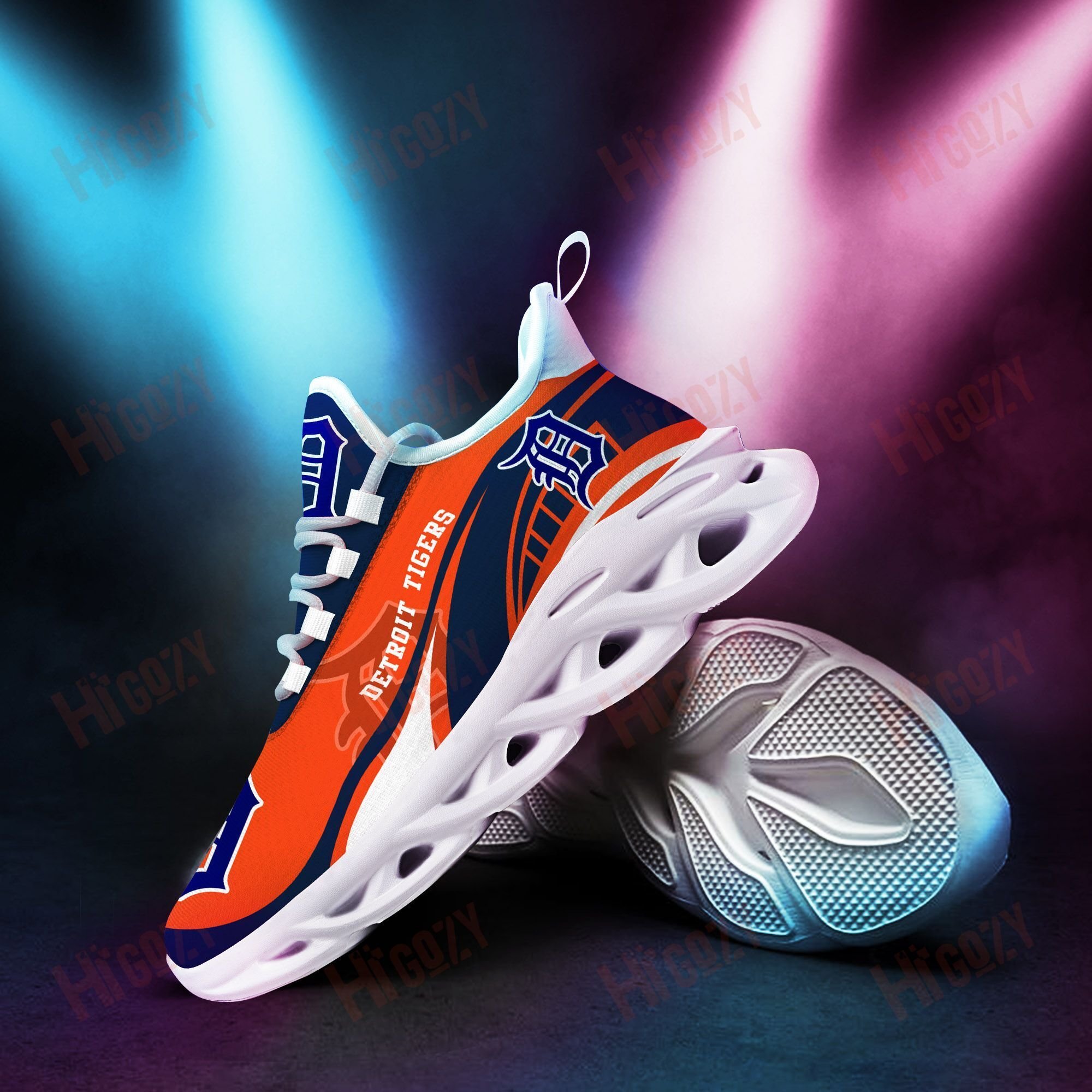 Detroit Tigers 3D Clunky Sneaker New Trending 2021 Summer N1642