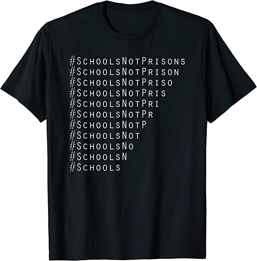 Back to school Tee Schools Not Prisons Vintage Aesthetic T-Shirt