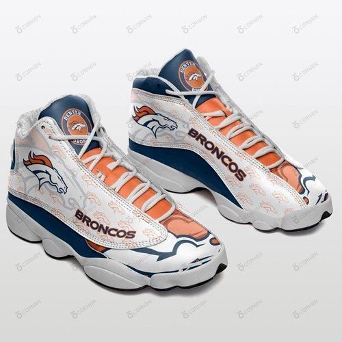 Denver Broncos Air Jd13 Sneakers 147 Custom Jordan