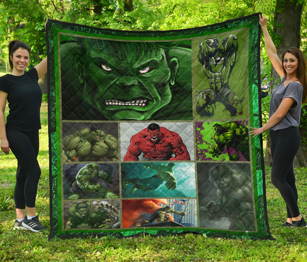 Angry Hulk The Incredible Hulk Premium Quilt Blanket Movie Home Decor Custom For Fans Nt042002