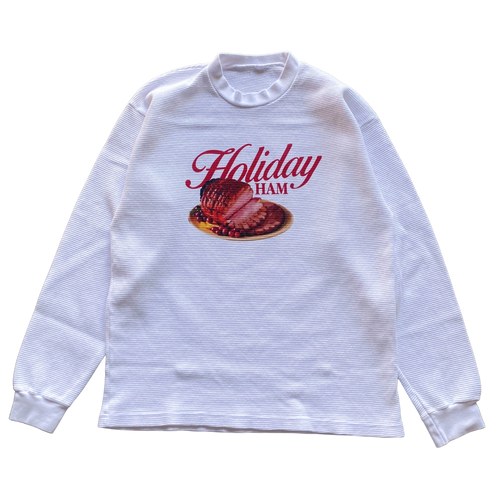 Holiday Ham v1 Crewneck Sweatshirt Outfit  For Men  For Women