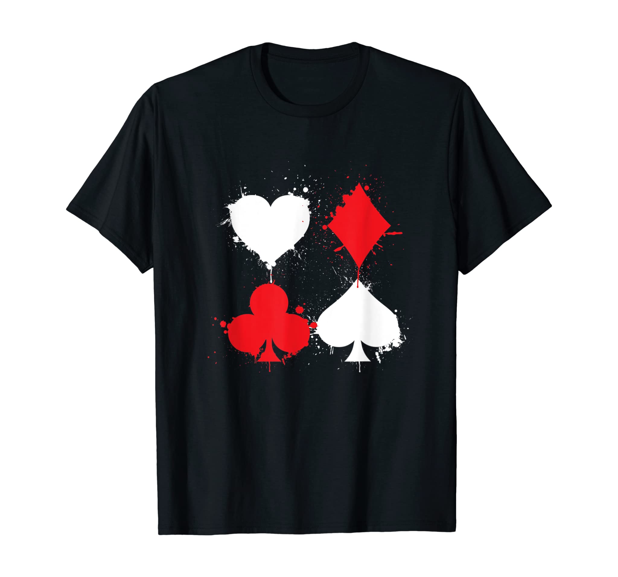 Playing Cards Poker Heart Spade Diamond Club T-Shirt