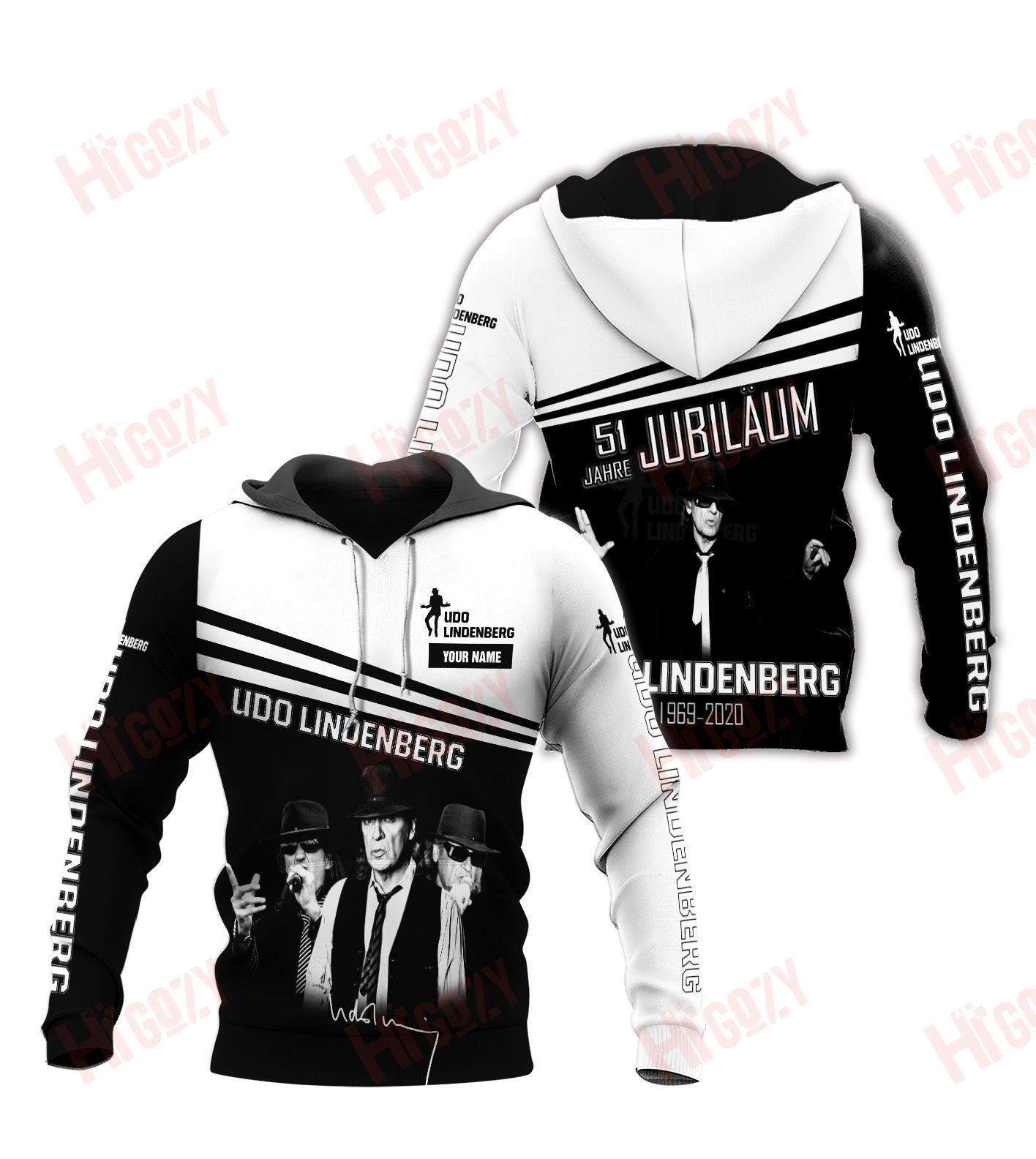 Baeelly™ Udo Lindenberg Hoodie 3D – Mt809