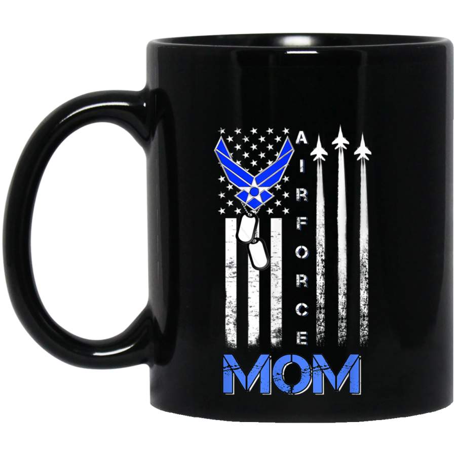 Air Force Mom Shirt USAF Mom Tee Womens Day Gift Veteran Gift Veterans Day Christmas Gift Mug