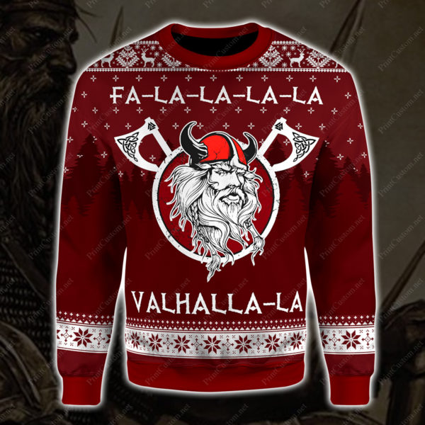 Viking Ugly Christmas Sweater | Unisex | Adult | Us3108