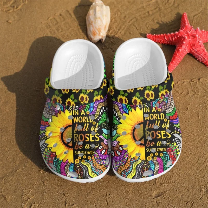 Be a Sunflower shoes Crocs Crocband Clogs Shoes For Men Women