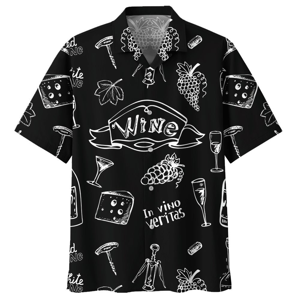 Wine Hawaiian Shirt 901373