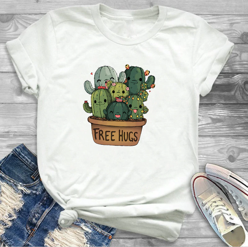 Catus Free Hugs Standard Women’s T-shirt