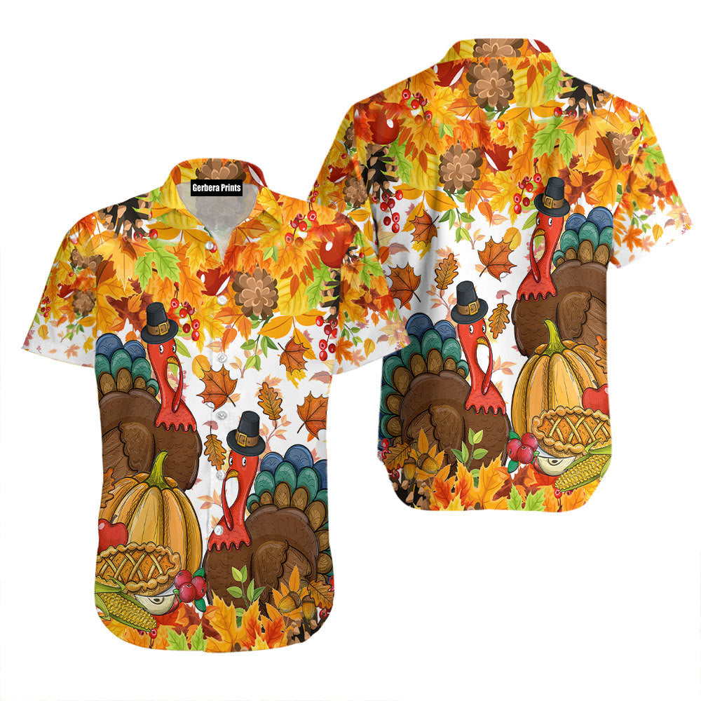 Colorful Festive Thanksgiving Aloha Hawaii Shirt For Men Women Ha61782