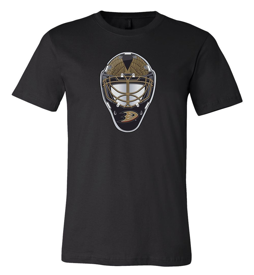 Anaheim Ducks Goalie Mask Front Logo Team Shirt Jersey Shirt