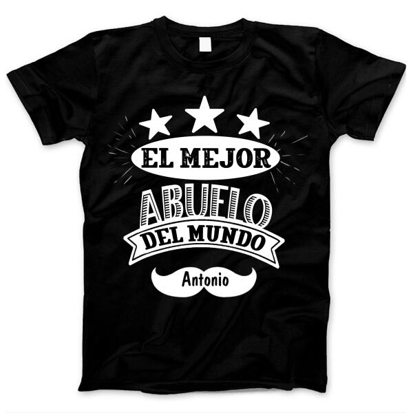 Papá Abuelo Spanish ¡Feliz Día Del Padre Dad Grandpa Fathers Day Gift For Dad Grandpa Custom Name Personalized T-shirt