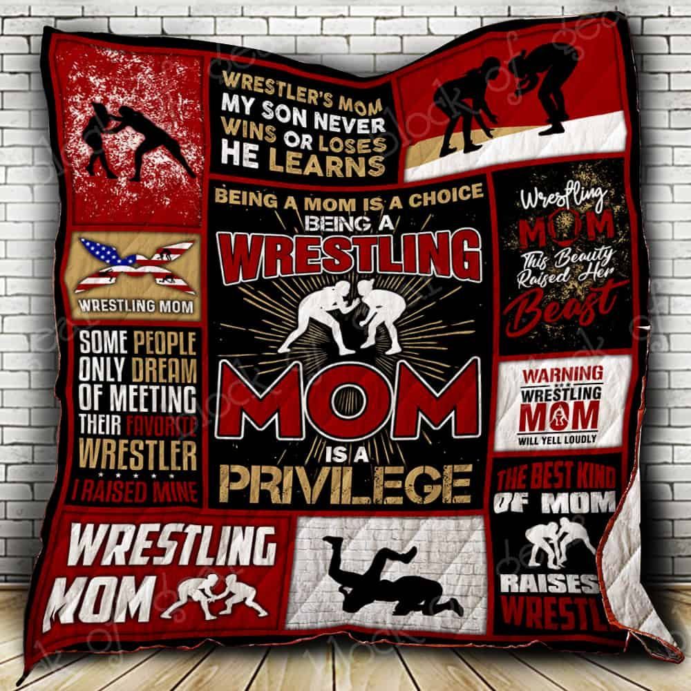 Wrestling Mom Quilt P441