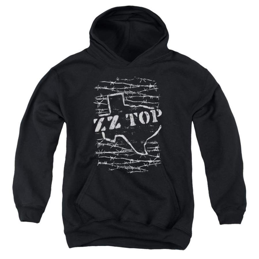 ZZ Top Barbed Youth Hoodie (Ages 8-12)