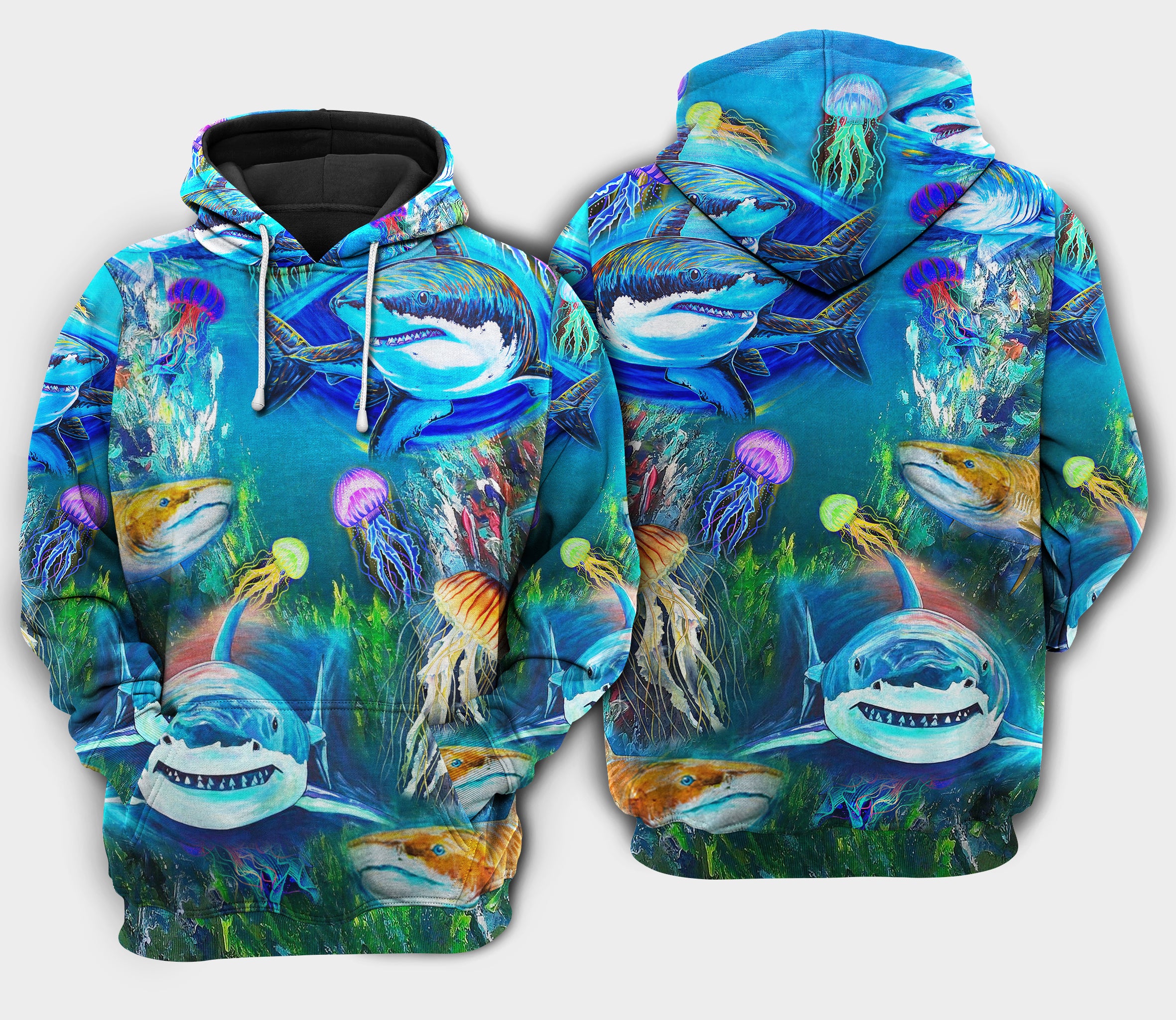 Shark Over Sea Awesome Limited Edition – Hoodie – Hood01Duc191221