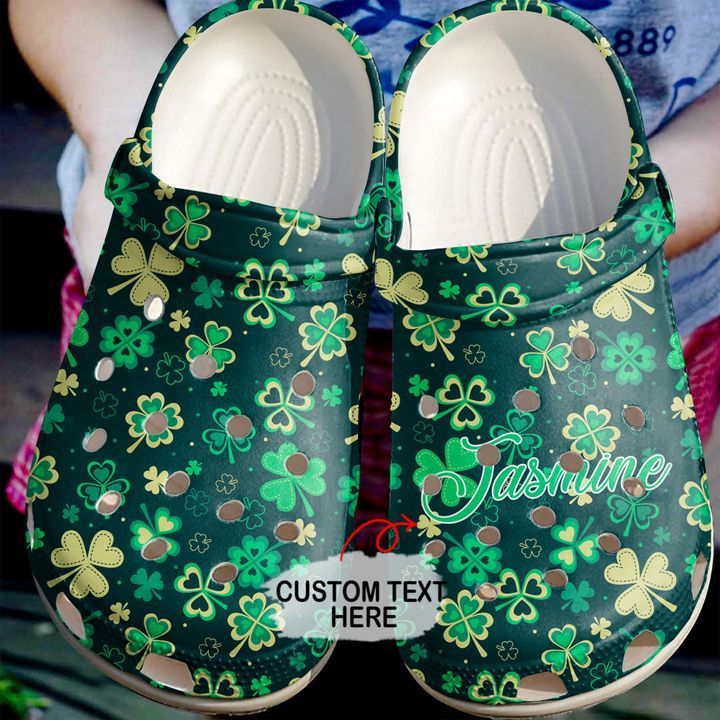 Irish Personalized Patrick’S Day Sku 1513 Crocs Crocband Clog Comfortable For Mens Womens Classic Clog Water Shoes