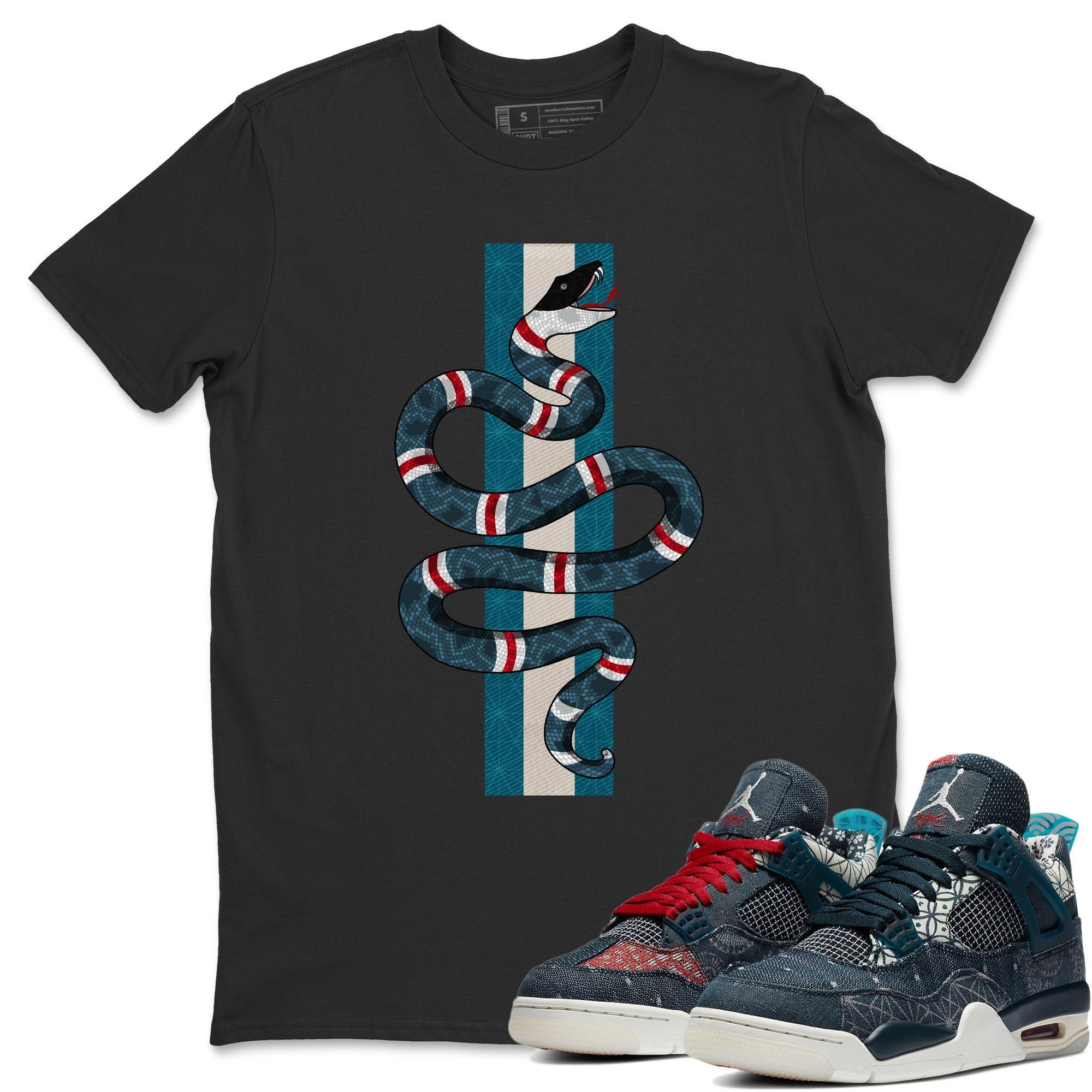 Snake T-Shirt – Air Jordan 4 Deep Ocean