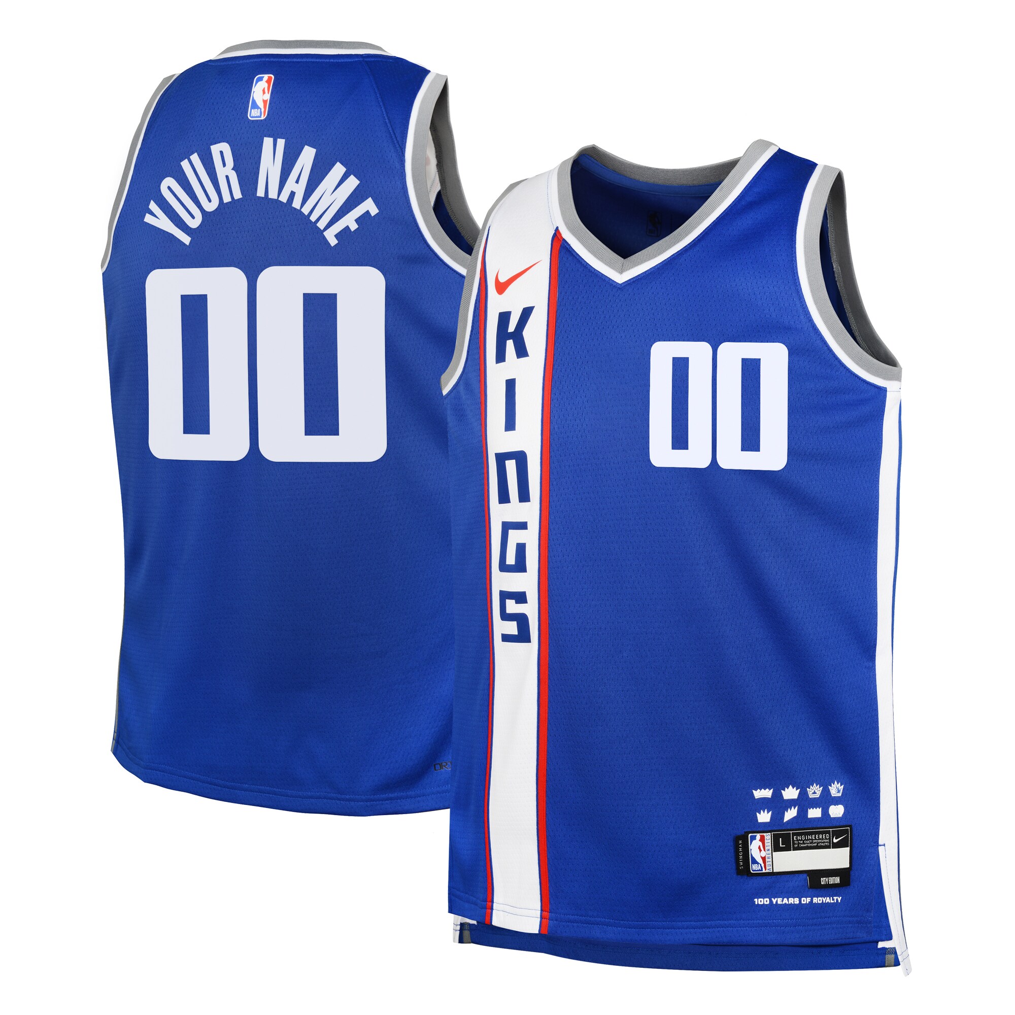 Sacramento Kings City Edition Swingman Jersey 23 – Custom – Youth