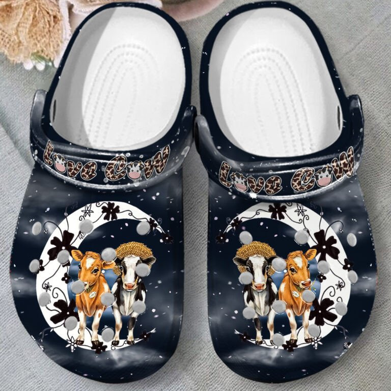 Cows Moonlight Clogs Shoes Gift For Son Daughter