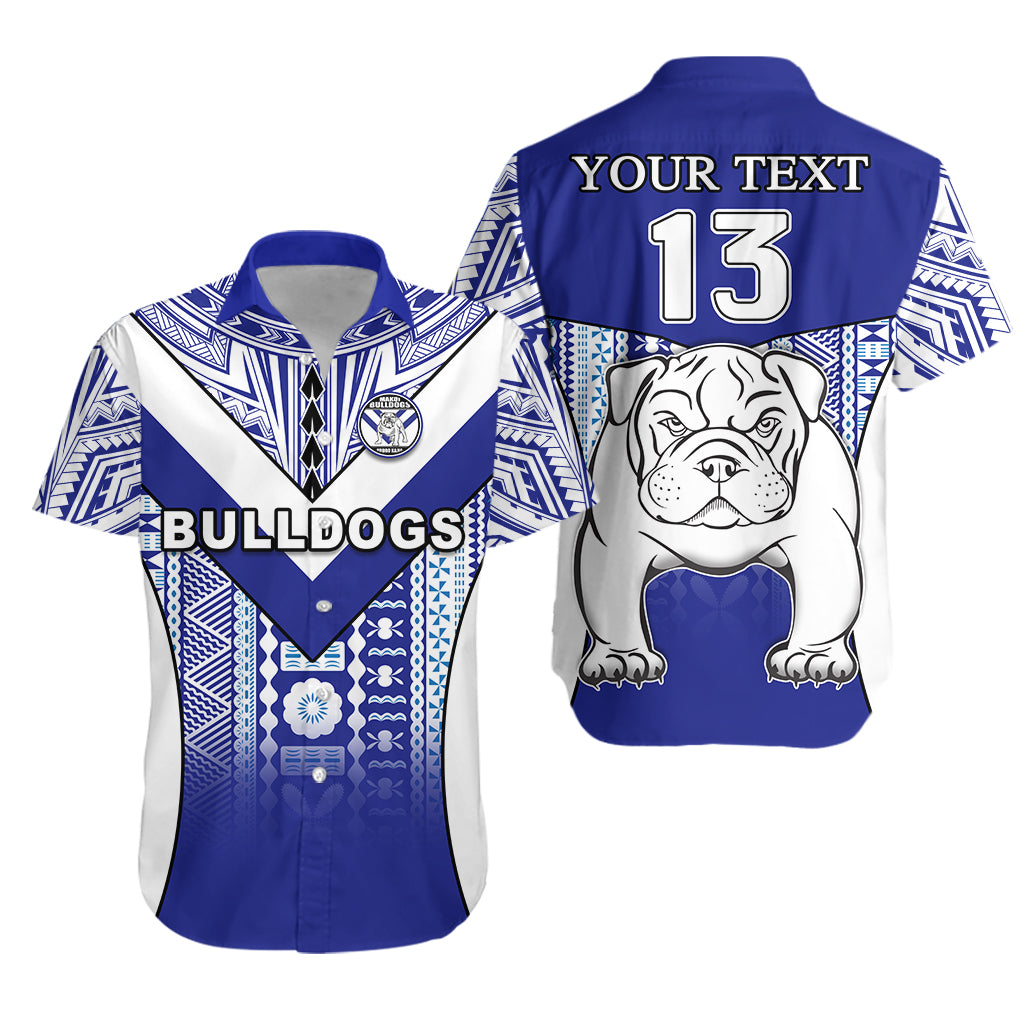 (Custom Personalised) Makoi Bulldogs Hawaiian Shirt Mix Tapa Fijian – Custom Text And Number Lt13