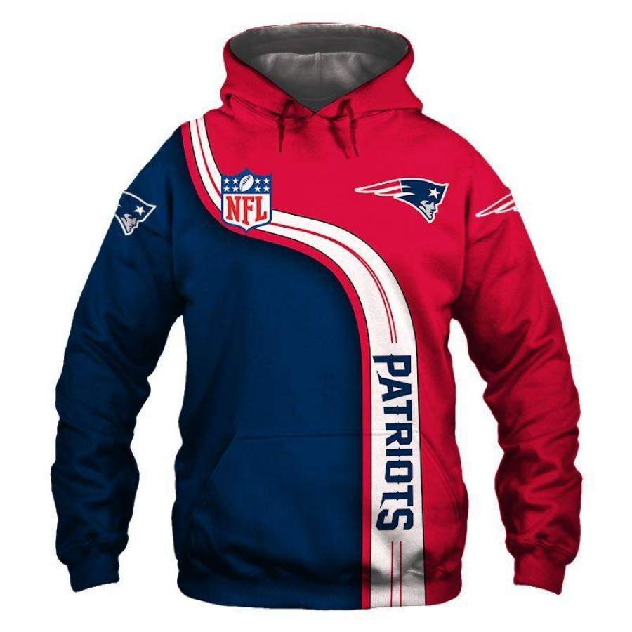 New England Patriots Hoodie 3D Style2848 All Over Printed