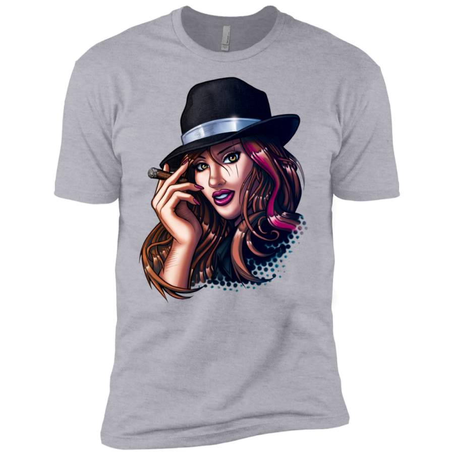 AGR Smoking Gangster Girl T-Shirt Hoodie Long sleeve Sweatshirt