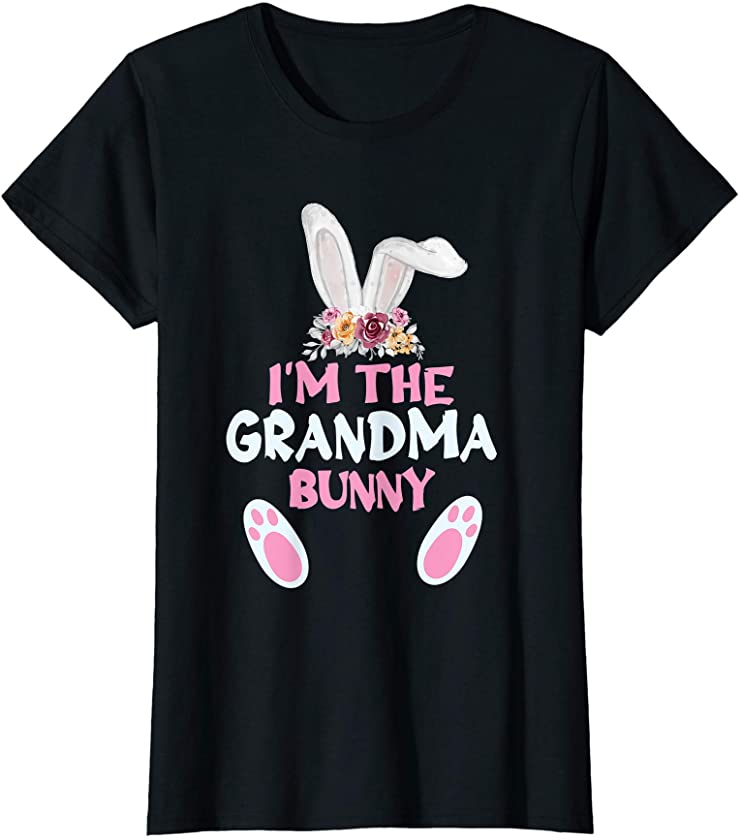 Womens Family Easter Party, I’m The Grandma Bunny T-Shirt