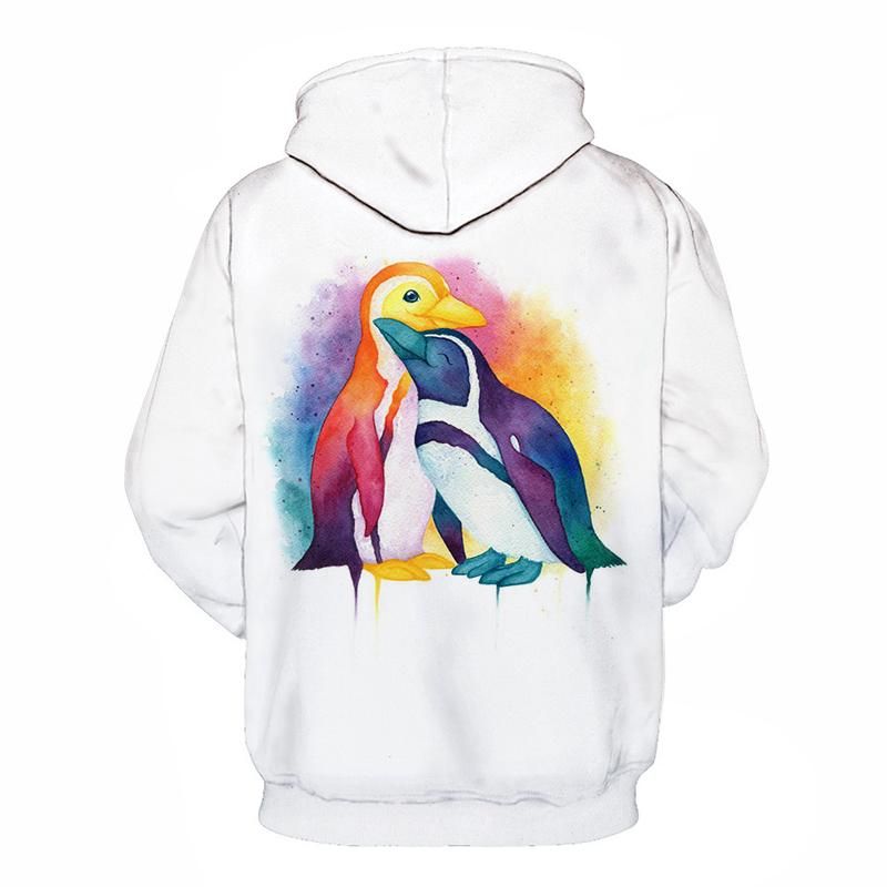 The Pride Penguins 3D – Sweatshirt Hoodie Pullover