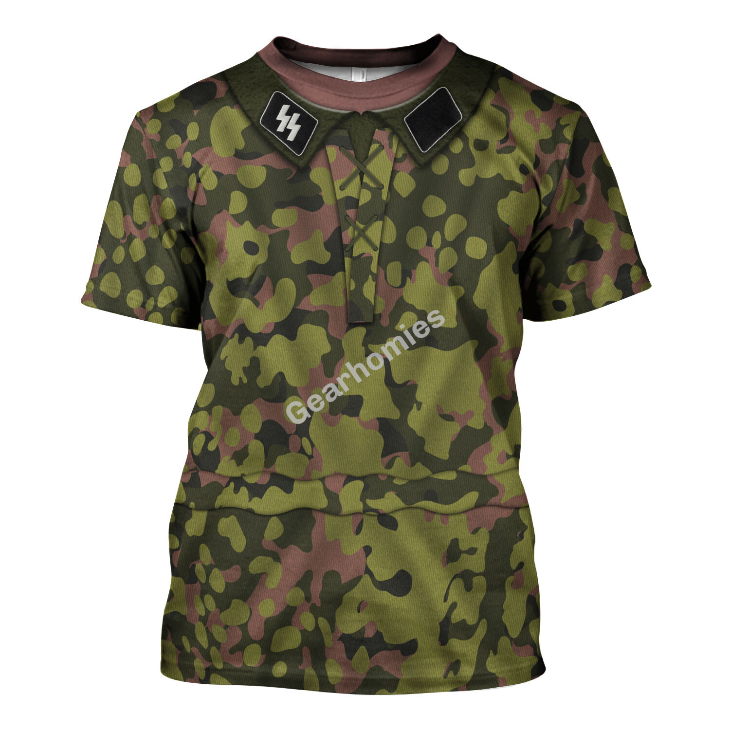 Waffen Ss Type Ii M42 Oakleaf A Smock Dark Variant T-Shirt