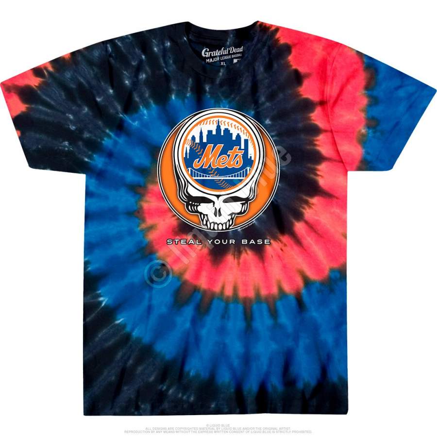 Grateful Dead Mets Gd Steal Your Base Spiral T-Shirt